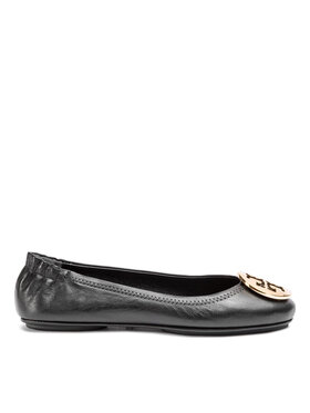 Tory Burch Ballerine Tory Burch Minnie Travel Ballet With Metal Logo 50393 Nero