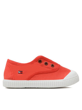 Tommy Hilfiger Kedas Tommy Hilfiger Low Cut Easy-On Sneaker T1X9-32824-0890 S Koraļļu