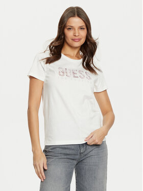 Guess Guess Футболка W5RI19 I3Z14 Білий Regular Fit