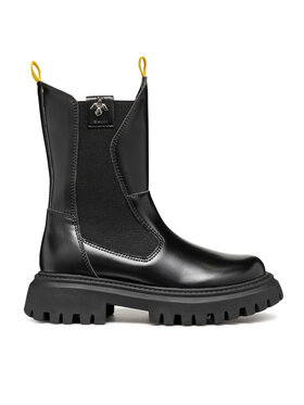 Geox Stiefel Geox J Maquinnens Girl J46M6A 0CNNH C9999 S Schwarz