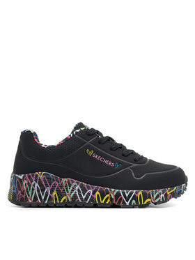 Skechers Sneakersy Skechers UNO LITE 314976L BKMT Čierna