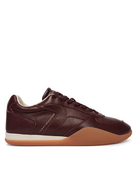 Tommy Hilfiger Сникърси Tommy Hilfiger Th Vintage Low Runner Leather FW0FW09485 Кафяв