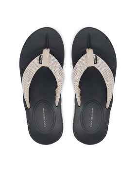 Tommy Hilfiger Джапанки Tommy Hilfiger Molded Padded Hilfiger B Sandal FM0FM05901 Сив