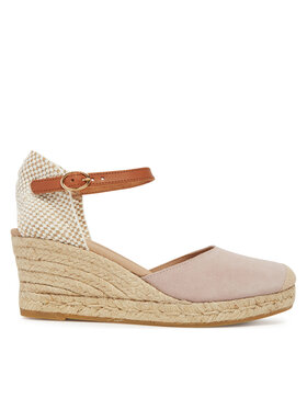 Genuins Espadrilky Genuins Carina Velour G106385 Ružová