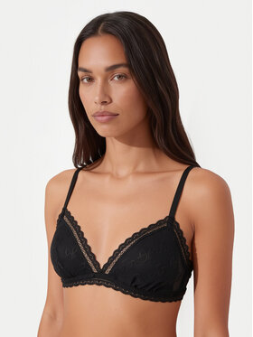 HUGO HUGO Bralette Lacy Triangle P 50566790 Negro