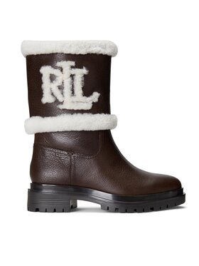 LAUREN RALPH LAUREN Členková obuv Lauren Ralph Lauren Carter 802915439002 Hnedá
