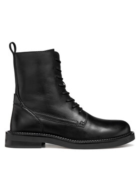 Geox Schnürschuhe Geox D Serilda D56WYG 00043 C9999 Schwarz