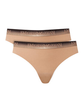 Emporio Armani Underwear Emporio Armani Underwear Conjunto de tangas EW005512 AF25572 U4134 Marrón oscuro
