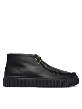 Clarks Schnürschuhe Clarks Torhill Hi 26178264 Schwarz