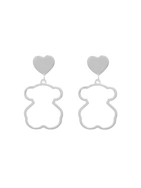 TOUS Náušnice TOUS New Silueta 1000119400 Strieborná