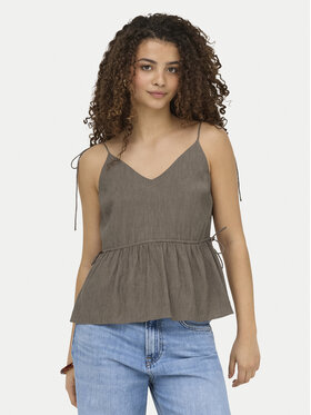 ONLY ONLY Top Nele 15370325 Beige oscuro Regular Fit
