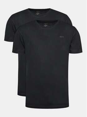 Gant Gant Set t-shirt majica﻿ C-Neck 2 Pack 900002008 Crna Regular Fit