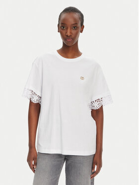 TWINSET TWINSET Футболка 251TT2410 Білий Relaxed Fit
