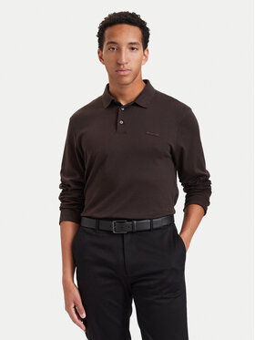 Calvin Klein Calvin Klein Polo Supima LV04LH240G Marrón oscuro Slim Fit