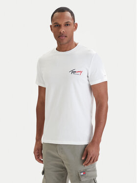 Tommy Jeans Tommy Jeans Camiseta DM0DM22538 Blanco Slim Fit