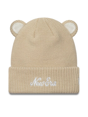 New Era Sapka New Era Teddy Bear Ears Cuff Knit Beanie 60580874 Bézs