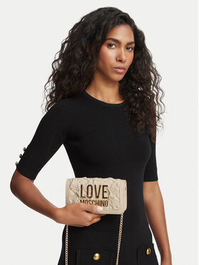 LOVE MOSCHINO Torebka LOVE MOSCHINO JC5603PP1PL1011A Kremowy