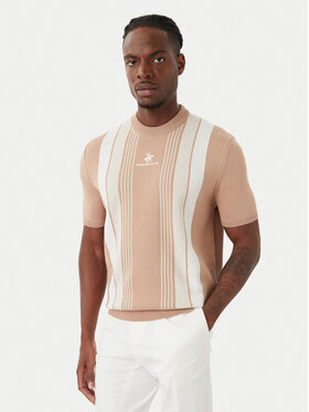Beverly Hills Polo Club Beverly Hills Polo Club Camiseta M7611-HR Beige oscuro Regular Fit