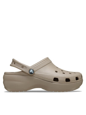 Crocs Шльопанці Crocs Classic Platform Clog 206750 Бежевий