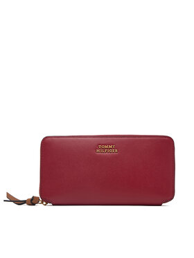 Tommy Hilfiger Portafoglio Tommy Hilfiger Th Leather Lrg Za Wallet AW0AW18941 Rosso