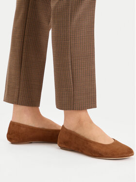 Weekend Max Mara Балетки Weekend Max Mara Todisuede 2525526074600 Коричневий