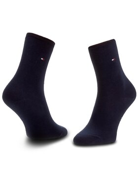 Tommy Hilfiger Дълги чорапи Tommy Hilfiger 371221 Тъмносин