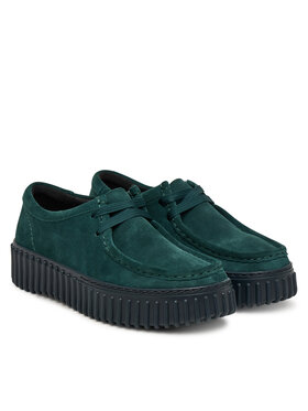 Clarks Обувки Clarks Torhill Bee 26327769 Зелен
