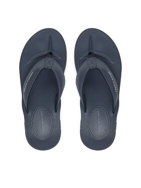Tommy Hilfiger Žabky Tommy Hilfiger Molded Comfort Th Beach Sandal FM0FM05508 Tmavomodrá