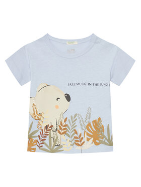 United Colors Of Benetton United Colors Of Benetton Футболка 3I1XA105R Блакитний Boxy Fit