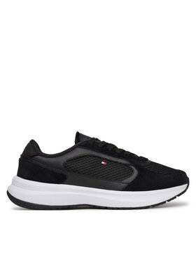 Tommy Hilfiger Sneakersy Tommy Hilfiger Sporty Runner FW0FW08644 Čierna