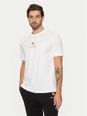 KARL LAGERFELD KARL LAGERFELD T-Shirt 755461 551235 Λευκό Regular Fit