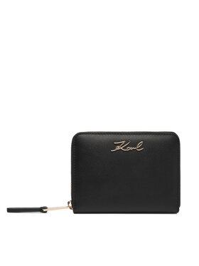 KARL LAGERFELD Denarnica KARL LAGERFELD B1W32036 Črna