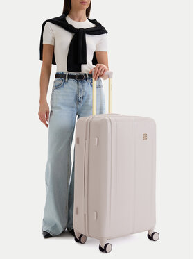 Nine West Didelis lagaminas Nine West CEO-NW-L-004-09 PINK Šviesiai rožinė
