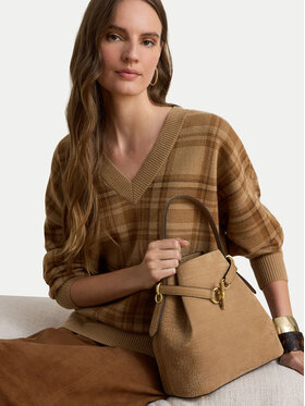 LAUREN RALPH LAUREN Kabelka LAUREN RALPH LAUREN 431P18459001 Svetlo hnedá
