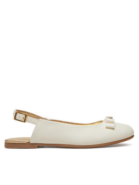 Tommy Hilfiger Sandale Tommy Hilfiger Ballerina Chanel T4A3-33929-0206 S Écru