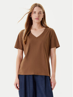 United Colors Of Benetton United Colors Of Benetton Футболка 3BVXD400H Коричневий Relaxed Fit