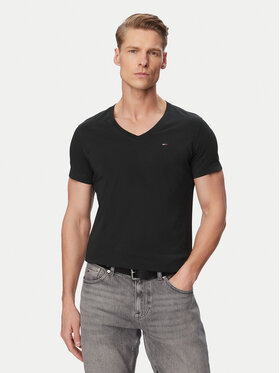 Tommy Jeans Tommy Jeans Marškinėliai DM0DM04410 Juoda Regular Fit