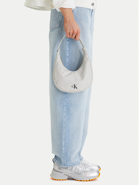 Calvin Klein Handtasche Calvin Klein Buckle Small Bag LV04F3513G Weiß