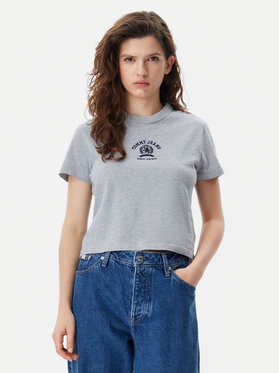 Tommy Jeans Tommy Jeans T-shirt Varsity DW0DW20317 Siva Regular Fit
