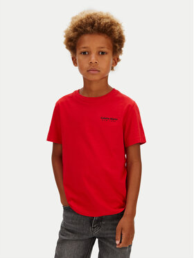 Calvin Klein Jeans Calvin Klein Jeans Camiseta Minimal Logo IB0IB02608 Rojo Regular Fit