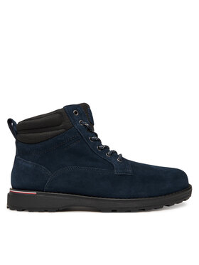 Tommy Hilfiger Schnürschuhe Tommy Hilfiger Corporate W FM0FM05605 Dunkelblau