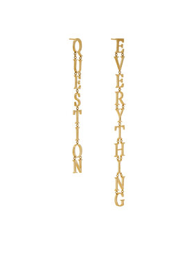 Off-White Ausskari Off-White OWOD203S23MET0017600 Zelta