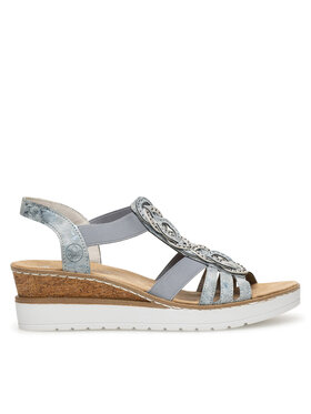 Rieker Sandály Rieker V38H8-12 Modrá