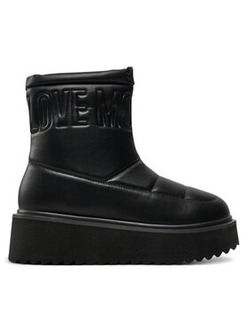LOVE MOSCHINO Botki LOVE MOSCHINO JA24266I0LIE0000 Czarny