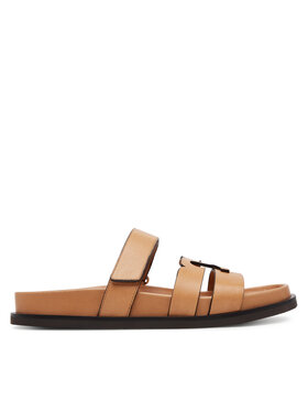 Tory Burch Шльопанці Tory Burch Ines Sport 168791 Коричневий