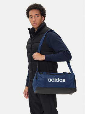 adidas Borsa adidas Linear Duffel Bag Small IN6111 Blu scuro