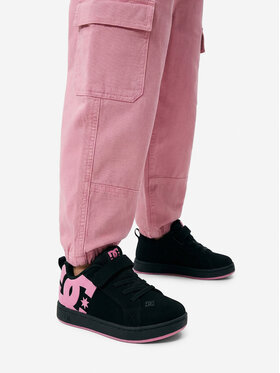 DC Shoes Снікерcи DC Shoes EO-COURT GRAFFIK ELASTIC TODDLER DC02547003 Чорний