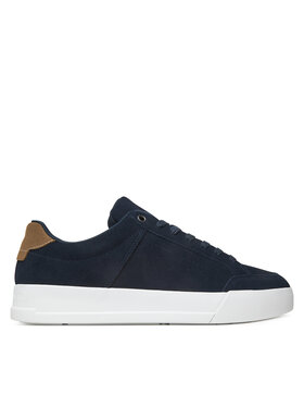 Tommy Hilfiger Snīkeri Tommy Hilfiger Th Court Summer Suede FM0FM05517 Tumši zils