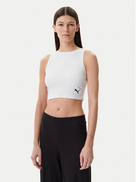 Puma Puma Топ Ess 629765 Білий Slim Fit