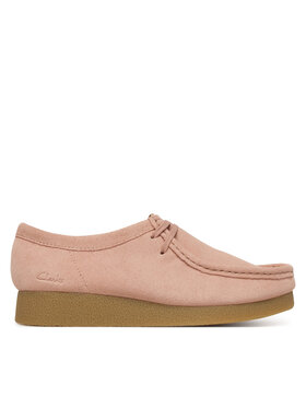 Clarks Poltopánky Clarks WallabeeEVOSh 26186342 Ružová